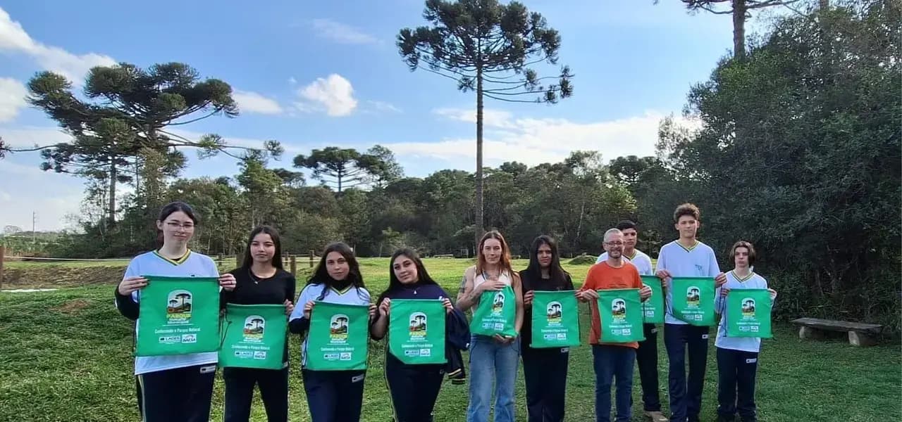 Lages promove educação ambiental em parque para alunos da rede - Visor Notícias
