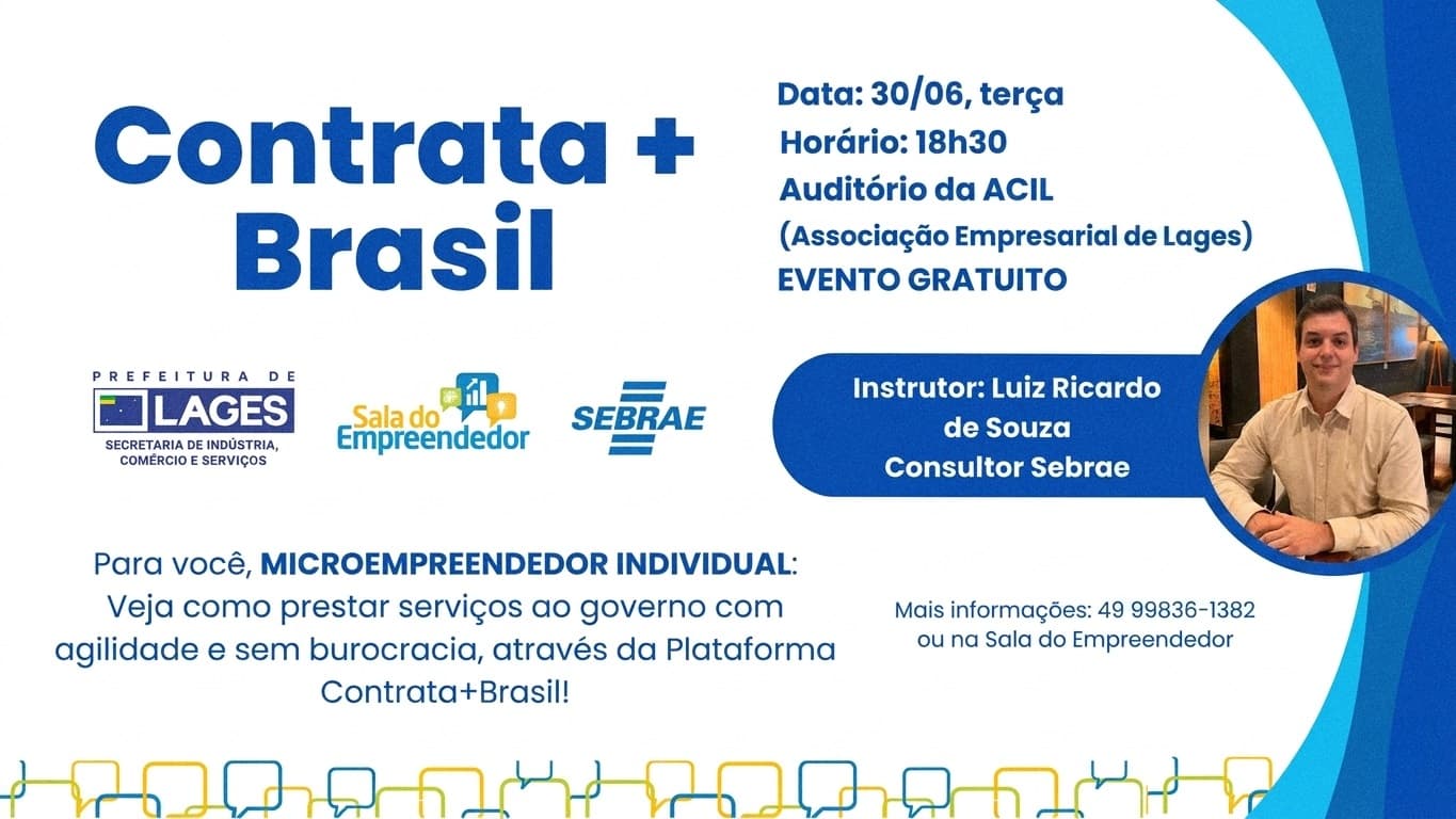 Lages: MEIs terão capacitação gratuita para vender serviços ao poder público