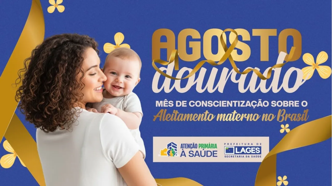 UBSs de Lages incentivam a amamentação no Agosto Dourado